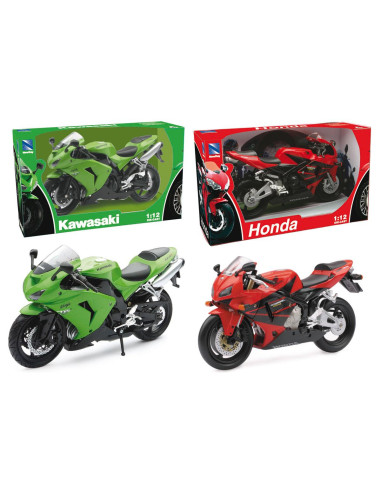 Moto Honda e Kawasaky 1:12