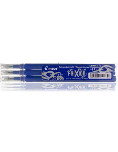 Refill ricarica per Frixion ball e Clicker blu 12 pezzi Pilot