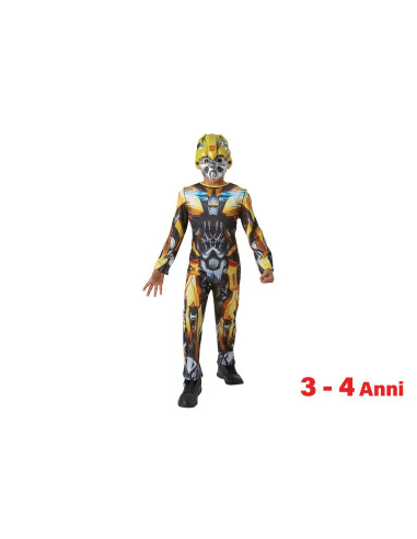 Costume Trasformers con Maschera 3-4 anni