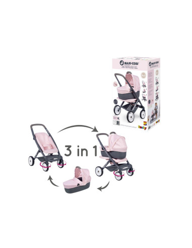 Passeggino Maxi Cosi' Combi 3 in 1 rosa