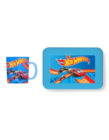 Break Set Portamerenda e Mug Hot Wheels