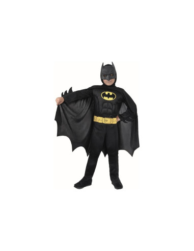 Costume Batman con Muscoli 3-4anni