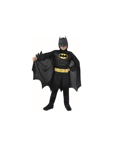 Costume Batman con Muscoli 5-7anni