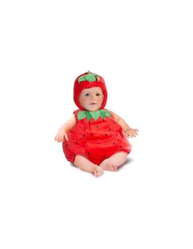 Costume Fragolina Baby 6-12 mesi senza maniche