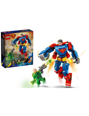 Super Heroes Mech di Superman contro Lex Luthor