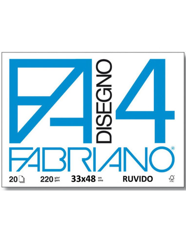 Album da Disegno Ruvido F4 Fabriano 33x48 cm 10 pezzi
