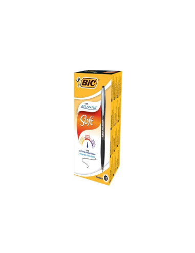 Bic Atlantis Clic 1 mm Nera 12 Penne