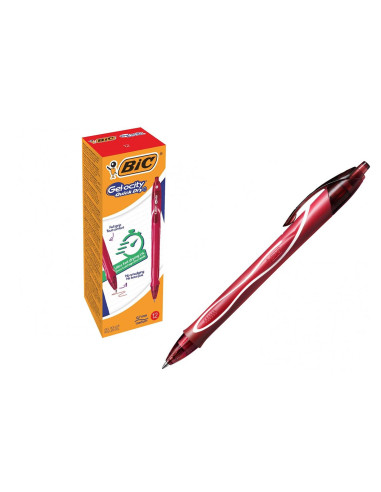 Penna bic gelocity quick dry rossa cf.12