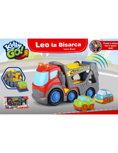 KiddyGO  Leo Bisarca e 2 auto luci e suoni